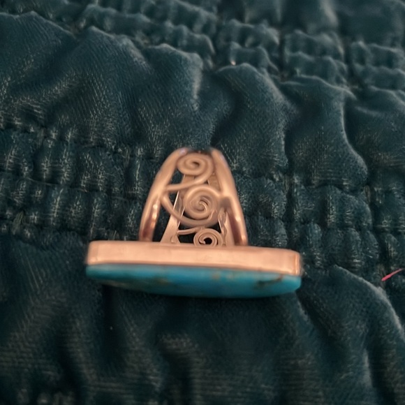 Sterling silver Turquoise ring - Picture 2 of 3